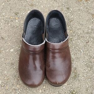 Dansko Professional Antique Brown Leather Work Nurse Size 42 (US 11.5-12)